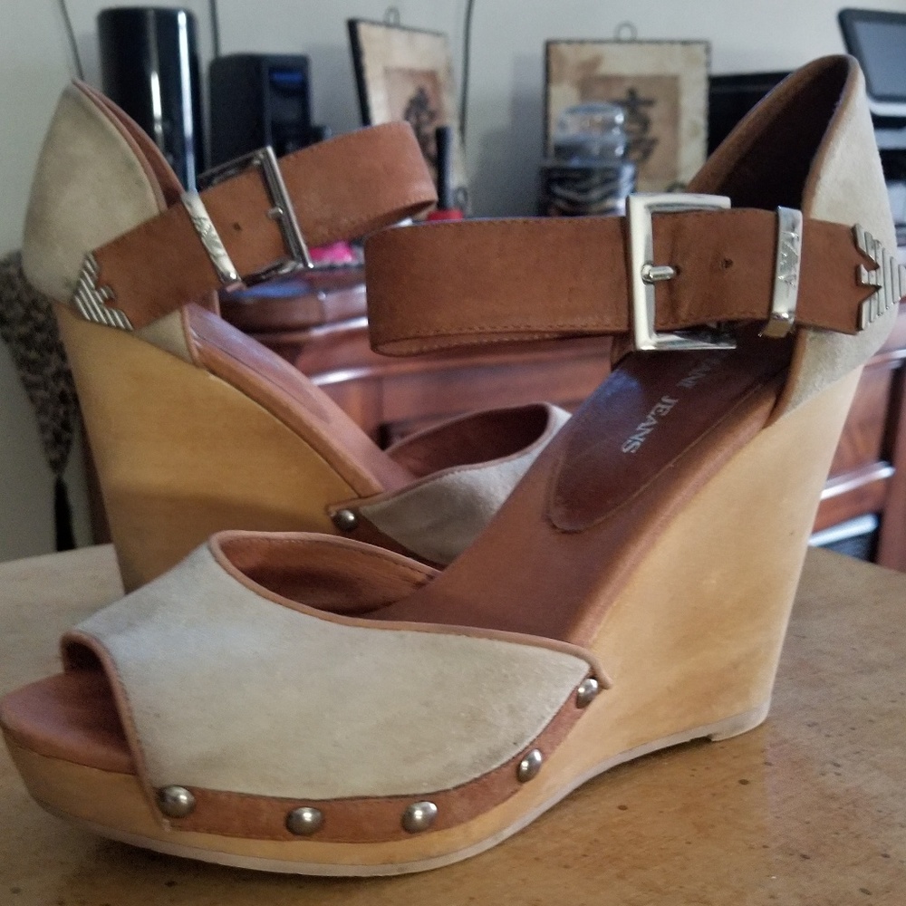 Armani Jean wedge